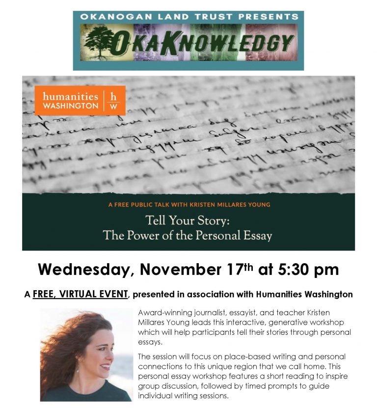 OkaKnowledgy: Tell Your Story: The Power of Personal Essay