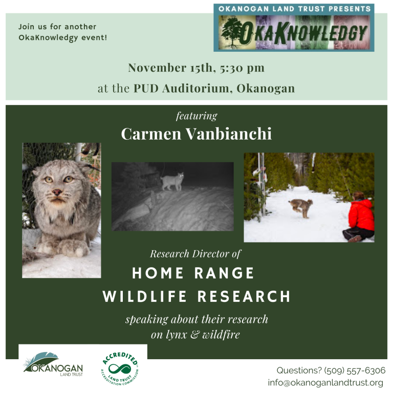 OkaKnowledgy! Nov. 15th: Lynx & Wildfire